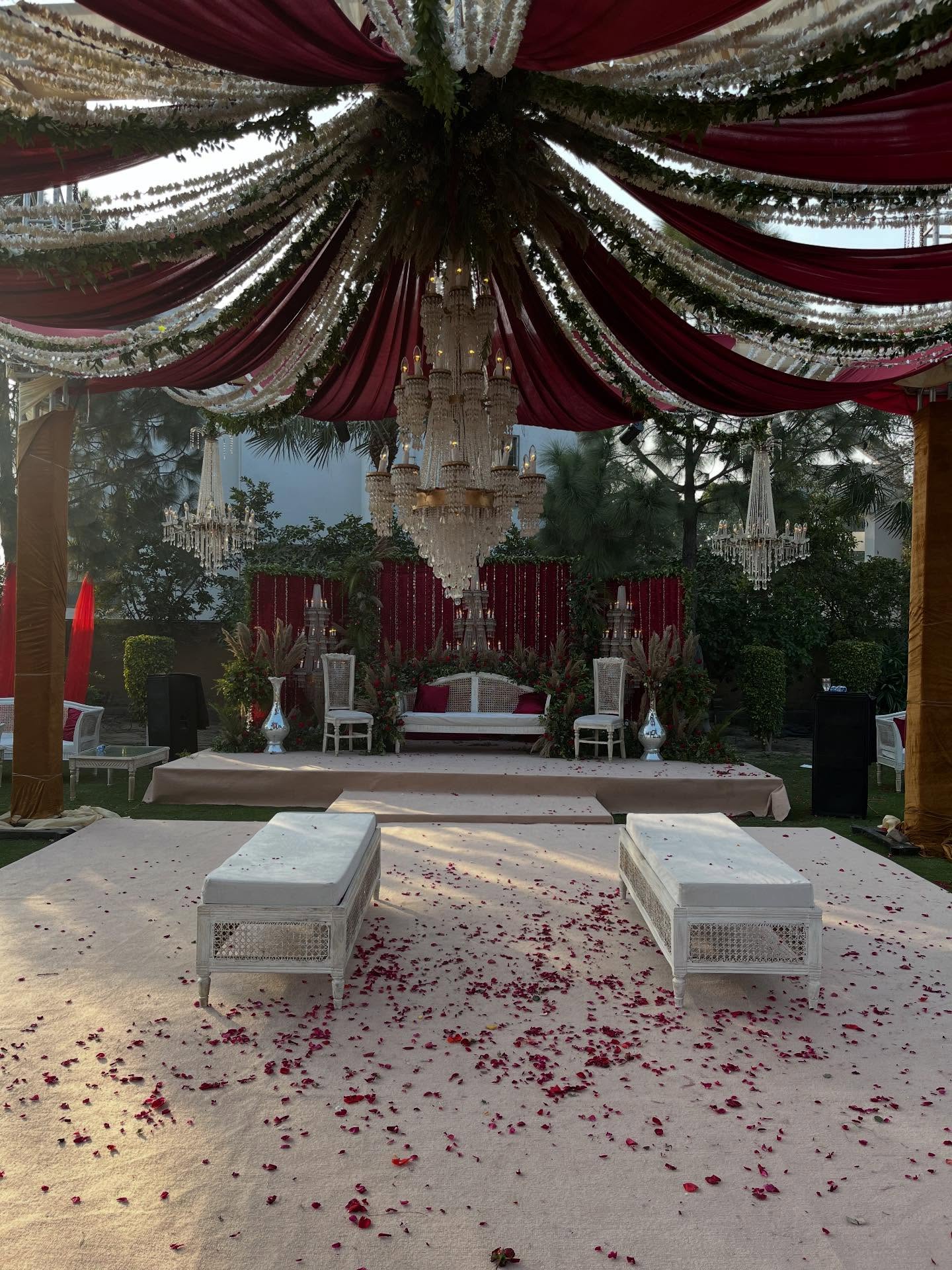 Wedding stage decor